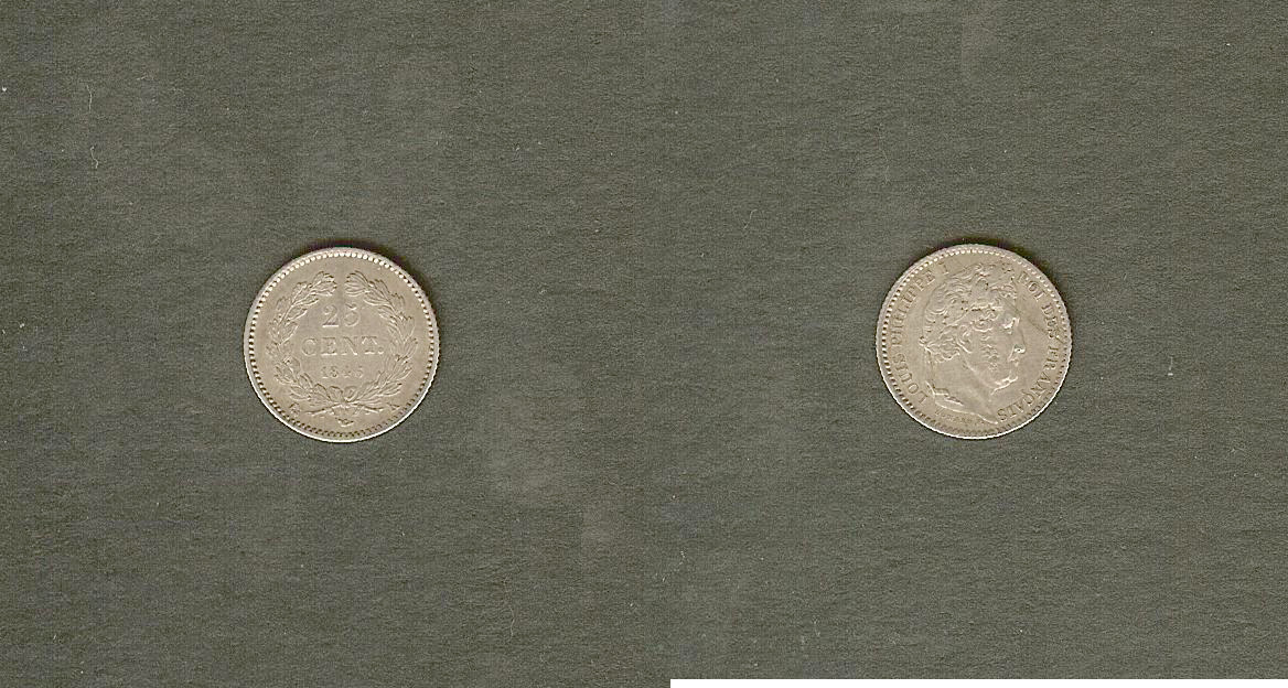25 centimes Louis Philippe 1846K EF/EF+